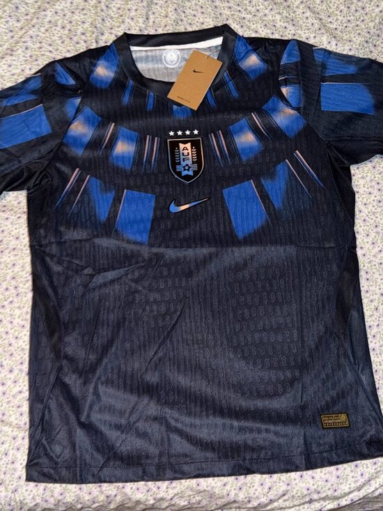 Nike Other - Uruguay 2026 World Cup Away Jersey Black Blue Soccer Shirt New Tags SLIM FIT